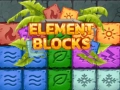 Gioco Blocchi Elementi in linea