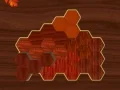 Gioco Puzzle Esagonale di Blocchi di Legno in linea