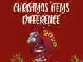 Gioco Differenze degli oggetti di Natale in linea