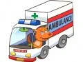 Gioco Puzzle Ambulanza Cartoon in linea