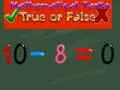 Gioco Compiti di Matematica vero o falso in linea Gioco Compiti di Matematica vero o falso in linea