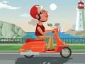 Gioco Colora il Giro in Scooter in Città in linea