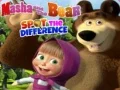 Gioco Masha e Orso: Trova le Differenze in linea