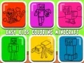 Gioco Colorazione facile per bambini Minecraft in linea Gioco Colorazione facile per bambini Minecraft in linea