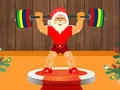 Gioco Babbo Natale Sollevatore di Pesi in linea