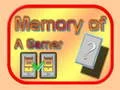 Gioco Memoria di un Giocatore in linea