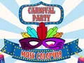 Gioco Colorazione delle maschere di carnevale in linea