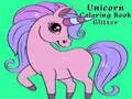Gioco Libro da Colorare Unicorno Glitter in linea