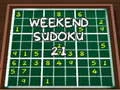 Gioco Sudoku del Weekend 21 in linea