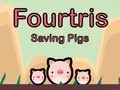 Gioco Fourtris: Salvataggio dei Maiali in linea