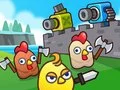 Gioco Fusione Cannone: Difesa delle Galline in linea
