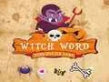 Gioco Gioco di Puzzle delle Parole di Strega per Halloween in linea