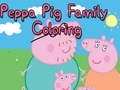 Gioco Colora la Famiglia di Peppa Pig in linea Gioco Colora la Famiglia di Peppa Pig in linea