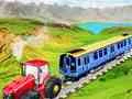 Gioco Trattore incatenato che traina treno in linea