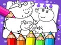 Gioco Libro da Colorare di Peppa Pig in linea Gioco Libro da Colorare di Peppa Pig in linea