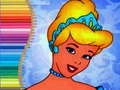 Gioco Libro da Colorare per Cenerentola in linea Gioco Libro da Colorare per Cenerentola in linea