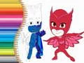 Gioco Libro da Colorare dei PJ Masks in linea Gioco Libro da Colorare dei PJ Masks in linea