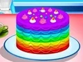 Gioco Cucinare Torta Arcobaleno in linea