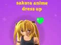 Gioco Sakora: Vestire Anime in linea
