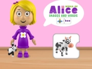 Gioco Mondo di Alice Immagini e Parole in linea Gioco Mondo di Alice Immagini e Parole in linea