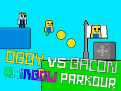 Gioco Obby vs Bacon Parkour Arcobaleno in linea