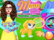 Gioco Mamma e Taylor Lavano i Vestiti in linea