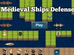Gioco Difesa delle navi medievali in linea