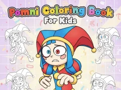 Gioco Libro da colorare Pomni per bambini in linea