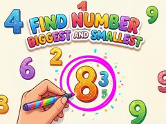 Gioco Find Number Biggest and Smallest in linea