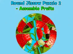 Gioco Puzzle rotondo 2 — Assembla i frutti in linea