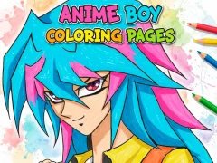 Gioco Disegni da colorare di ragazzi anime in linea