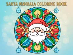 Gioco Libro da colorare di Babbo Natale in linea