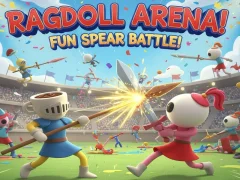 Gioco Arena Ragdoll! Divertente battaglia con la lancia! in linea