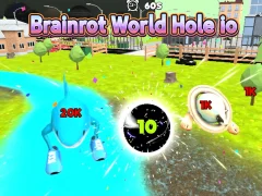 Gioco Brainrot World Hole io in linea