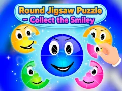 Gioco Puzzle rotondo: raccogli lo smiley in linea