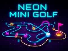 Gioco Minigolf al neon in linea