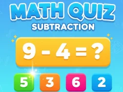 Gioco Quiz di matematica — Sottrazione in linea