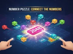 Gioco Puzzle numerico: collega i numeri in linea
