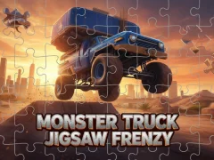 Gioco Frenesia del puzzle di Monster Truck in linea