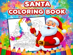 Gioco Libro da colorare di Babbo Natale in linea