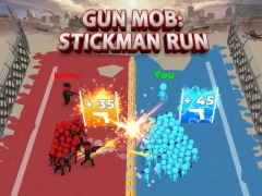Gioco Mob di armi: Stickman Run in linea