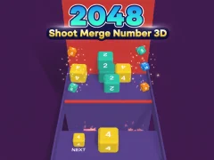 Gioco 2048 Spara Unisci numero 3D in linea