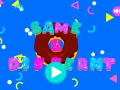 Gioco Donut uguale e diverso in linea