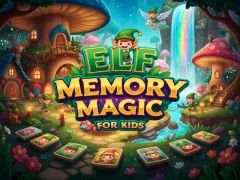 Gioco Magia della memoria degli elfi per bambini in linea