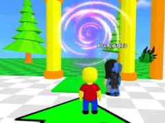 Gioco Roblox: Il pavimento è LAVA Challenge in linea
