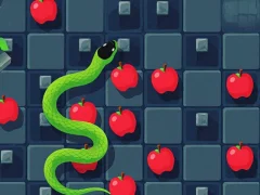 Gioco Serpenti che mangiano blocchi in linea