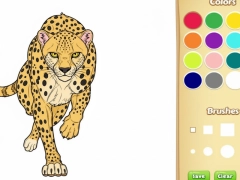 Gioco Libro da colorare di animali selvatici in linea