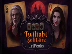 Gioco TriPeaks, solitario di Twilight in linea