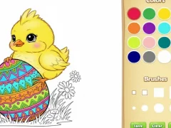 Gioco Libro da colorare di Pasqua per bambini in linea