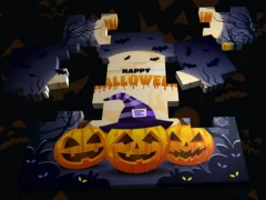 Gioco Puzzle 3D di Halloween in linea Gioco Puzzle 3D di Halloween in linea